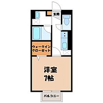 茨城県古河市新久田（賃貸アパート1K・2階・26.72㎡） その2