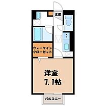 茨城県古河市新久田（賃貸アパート1K・1階・26.94㎡） その2