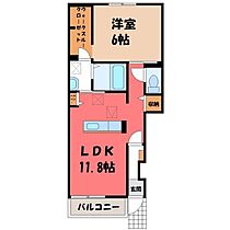 茨城県古河市上辺見（賃貸アパート1LDK・1階・45.33㎡） その2