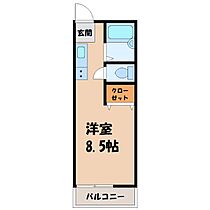 群馬県伊勢崎市連取元町（賃貸アパート1R・2階・20.46㎡） その1