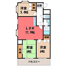 🉐敷金礼金0円！🉐東武伊勢崎線 新伊勢崎駅 徒歩17分