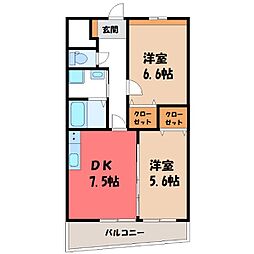 🉐敷金礼金0円！🉐東武伊勢崎線 新伊勢崎駅 徒歩29分