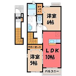 🉐敷金礼金0円！🉐東武伊勢崎線 伊勢崎駅 バス18分 西部…