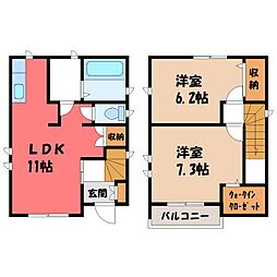 🉐敷金礼金0円！🉐両毛線 駒形駅 徒歩58分