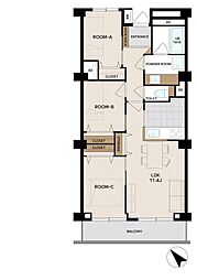 間取図画像 3LDK