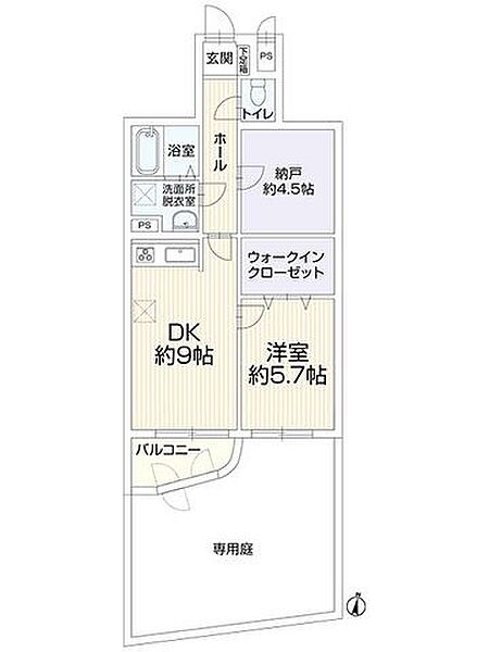 間取りを拡大表示