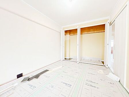 【リフォーム中】和室 押し入れはクローゼットにリフォームします。収納が十分にあるのでお部屋が広く使えます。