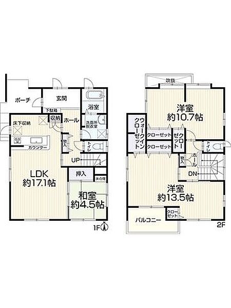 間取りを拡大表示