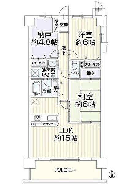 間取りを拡大表示