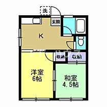 サンハイム習志野 202 ｜ 千葉県船橋市習志野台4丁目710-14（賃貸アパート2K・2階・30.30㎡） その2