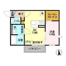 グリーンハイム東船橋 101 ｜ 千葉県船橋市東船橋5丁目（賃貸アパート1DK・1階・29.60㎡） その2