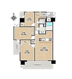 間取図画像 3LDK