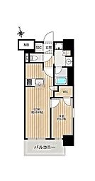 オープンレジデンシア今池 1LDKの間取図画像