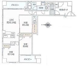 間取図画像 3LDK