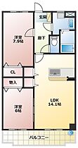 GREEN　FIL 303 ｜ 愛知県豊橋市向山町字水車41-1（賃貸マンション2LDK・3階・63.00㎡） その2