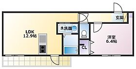 グリーンステージ野中 102 ｜ 愛知県豊橋市中野町字野中8（賃貸アパート1LDK・1階・44.00㎡） その2