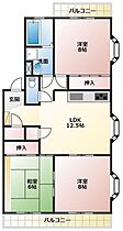 共豊ハイツ3 101 ｜ 愛知県豊橋市弥生町字中原57-3（賃貸マンション3LDK・1階・76.55㎡） その2