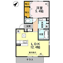 クレール みよし 101 ｜ 愛知県豊川市御油町栗木山193-2（賃貸アパート1LDK・1階・44.21㎡） その2