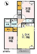 ウエストコート川崎 201 ｜ 愛知県豊橋市川崎町144-2（賃貸アパート2LDK・2階・54.62㎡） その2