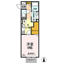 ラフィネ 201 ｜ 愛知県豊橋市高師町字北新切214-1（賃貸アパート1K・2階・32.43㎡） その2