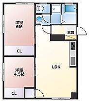 高洲ハイツ 201 ｜ 愛知県豊橋市高洲町字高洲168（賃貸マンション2LDK・2階・52.05㎡） その2