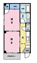 ベルハイム 201 ｜ 愛知県豊橋市牟呂大西町19-13（賃貸アパート2K・2階・37.26㎡） その2