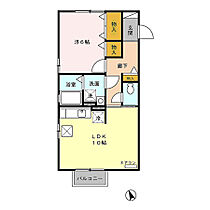 ソレイユ北島　A 106 ｜ 愛知県豊橋市北島町字北島185-1（賃貸アパート1LDK・1階・41.95㎡） その2