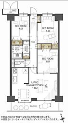 間取図画像 3LDK