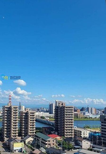 13階のお部屋からの眺望です。