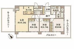 アーバンプレイス寄居 3LDKの間取図画像