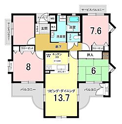 間取図画像 4LDK