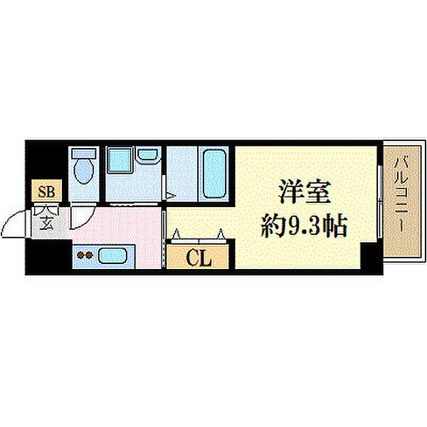 ブリエ福山西町 603｜広島県福山市西町1丁目(賃貸マンション1K・6階・31.50㎡)の写真 その2