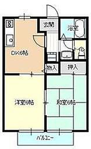 サンライフ友Ｃ 102号室｜広島県福山市千田町3丁目(賃貸アパート2DK・1階・40.92㎡)の写真 その2