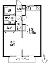 ローズマリー 102 ｜ 岡山県笠岡市生江浜571-4（賃貸アパート1LDK・1階・40.15㎡） その2