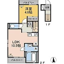 アルカディア　Ａ棟 202 ｜ 広島県福山市大門町3丁目27-6（賃貸アパート1LDK・2階・41.89㎡） その2