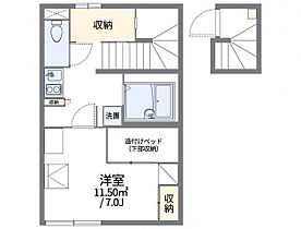 香川県高松市林町1366-1（賃貸アパート1K・2階・26.08㎡） その2