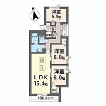 香川県高松市木太町5020-17（賃貸マンション3LDK・2階・77.58㎡） その2