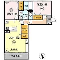 D-room　かふう 203 ｜ 香川県高松市木太町（賃貸アパート2LDK・2階・67.09㎡） その1