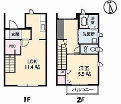 香川県高松市松縄町1071（賃貸アパート1LDK・1階・52.90㎡） その2