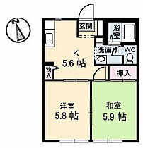 香川県高松市木太町3457-2（賃貸アパート2K・1階・38.83㎡） その2