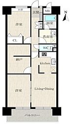 間取図画像 2SLDK