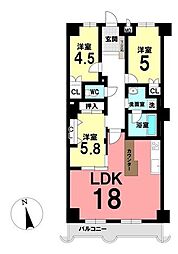間取図画像 3LDK