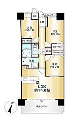 間取図画像 3LDK