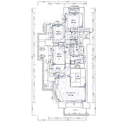 セントプレイス大阪ウィスタリアコート 4LDKの間取図画像