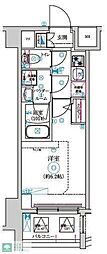 セジョリ高井戸II 2階1Kの間取り