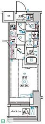 セジョリ高井戸II 4階1Kの間取り