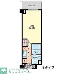 エスティメゾン代沢 1階1Kの間取り