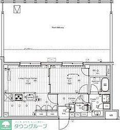 (仮称)PREMIUMCUBE東高円寺DEUX 1LDKの間取図画像