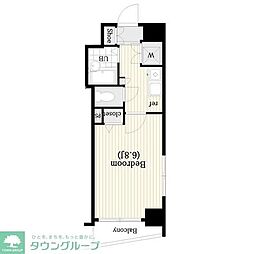 CYNTHIA三軒茶屋太子堂 1Kの間取図画像