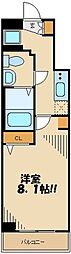 アイル上北沢 1Kの間取図画像